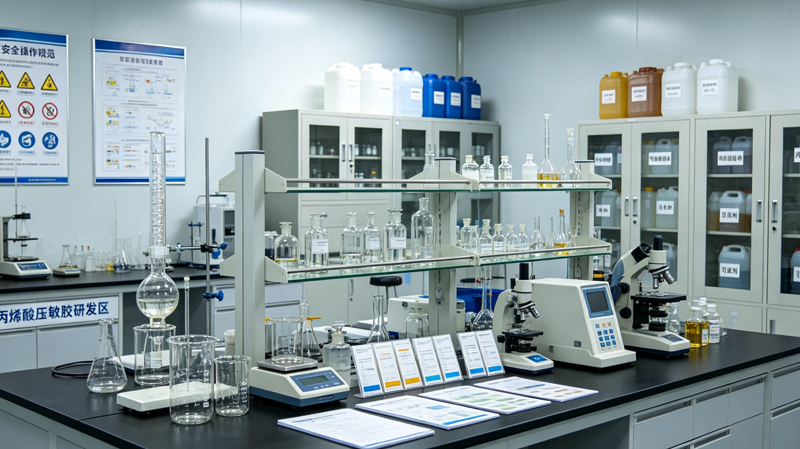 Laboratório personalizado de desenvolvimento de adesivos e emulsões acrílicas